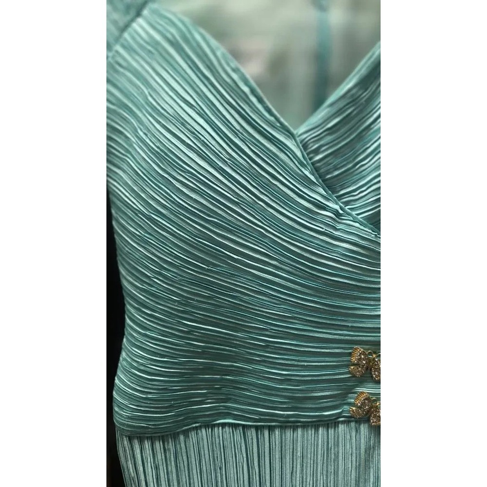 Lillie Rubin George F. Couture New York Pleated Formal Dress - Size 8 - Picture 11 of 14